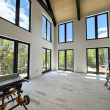 Luxury Home in Stratton Vermont under construction